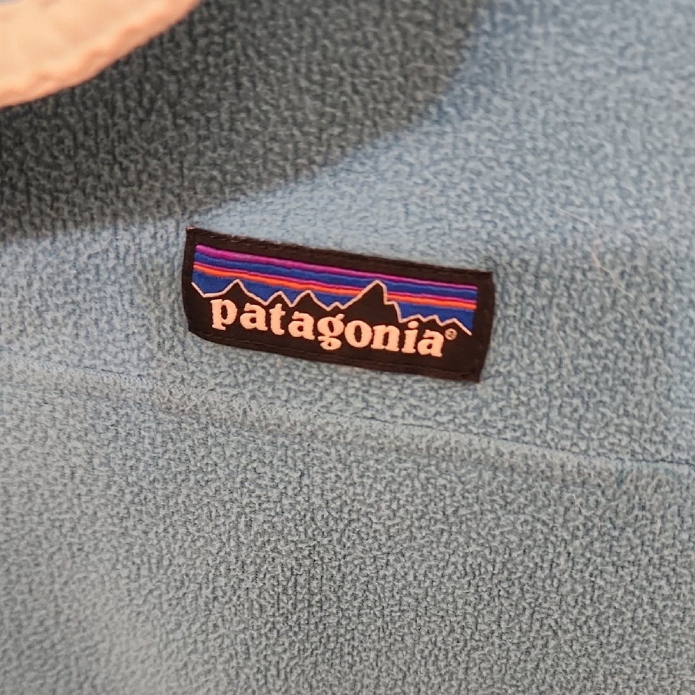 Patagonia Teal Fleece Snap-T Pullover Lightweight Synchilla - Picture 3 of 6